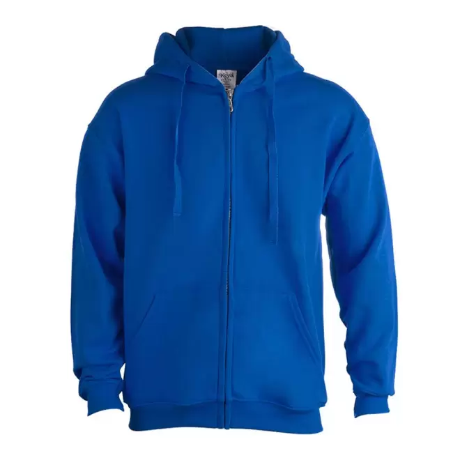 SWEAT ZIPPE MIXTE 280G PERSONNALISABLE 'MORALIE' - bleu
