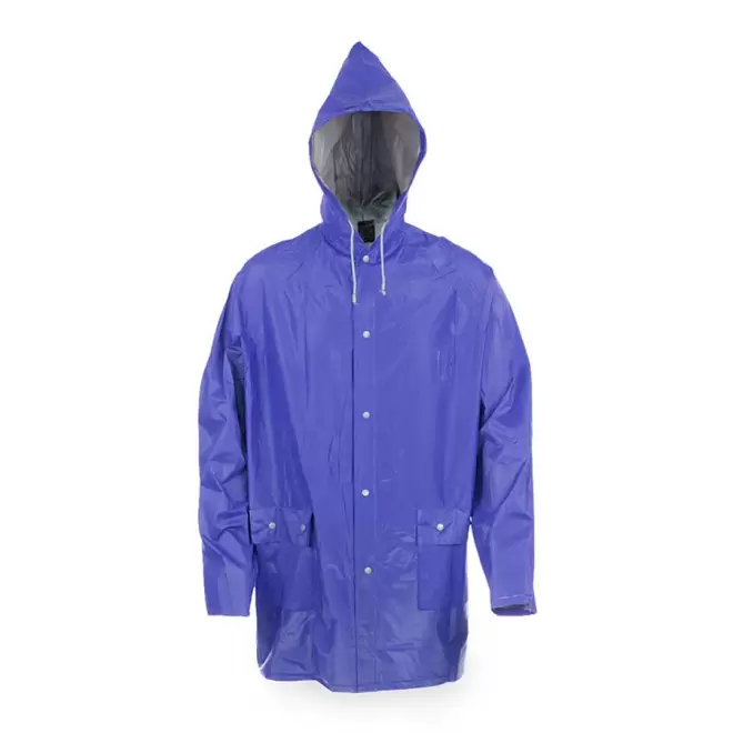VESTE IMPERMEABLE PERSONNALISABLE 'HINDA' - bleu