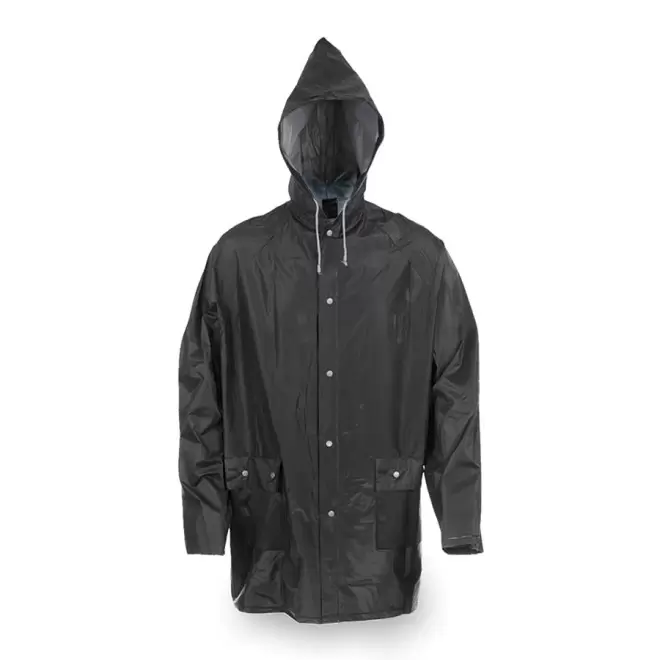 VESTE IMPERMEABLE PERSONNALISABLE 'HINDA' - noir