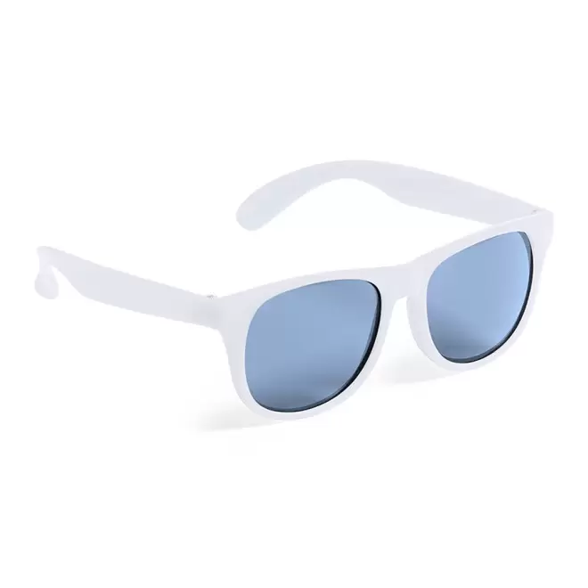 LUNETTES DE SOLEIL MATE PERSONNALISABLE 'NOEN' - blanc