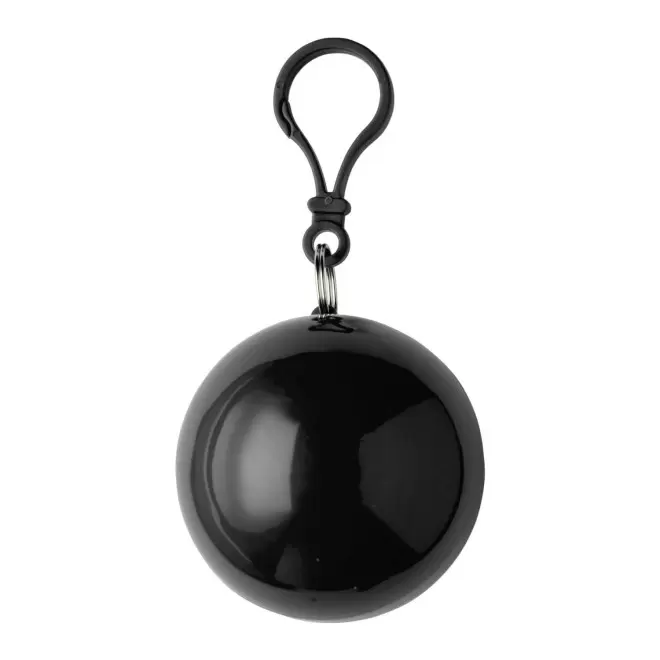 PONCHO PLUIE PUBLICITAIRE BALLE ADULTE 'GALWAY' - noir