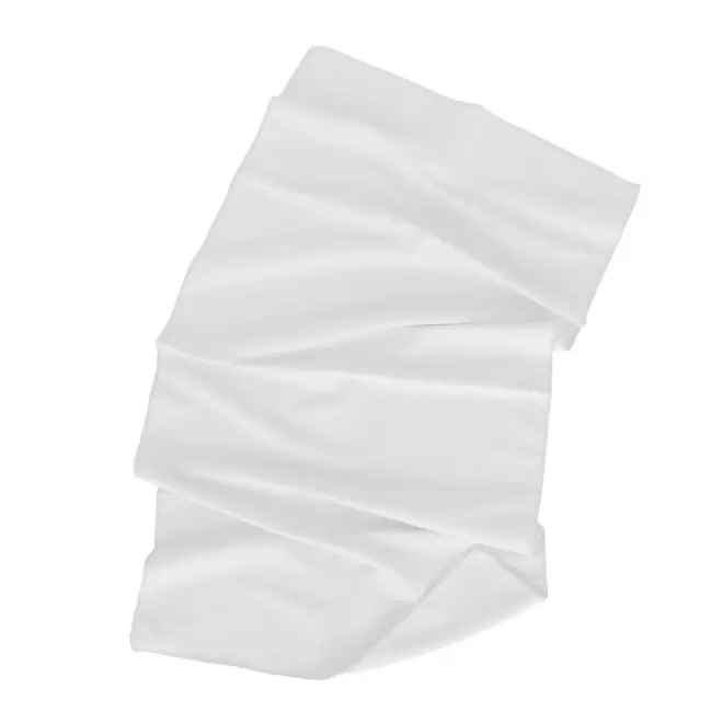 SERVIETTE MICROFIBRE PERSONNALISÉE 50x100 CM 'MELIS - blanc