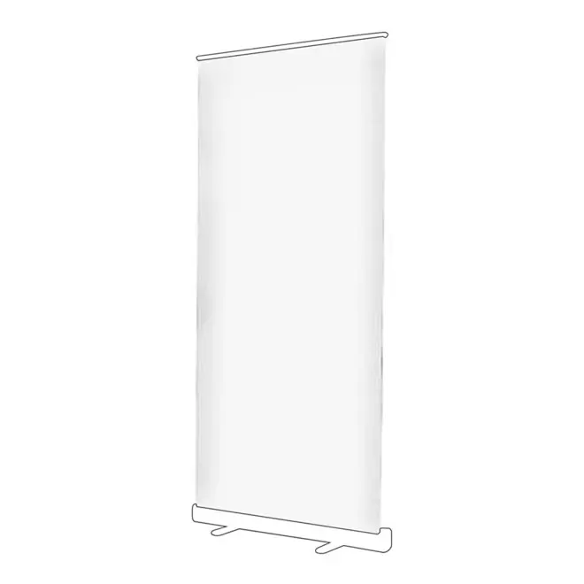 TOILE DE REMPLACEMENT ROLL UP PERSONNALISABLE 'ANIMATION' - blanc taille 2