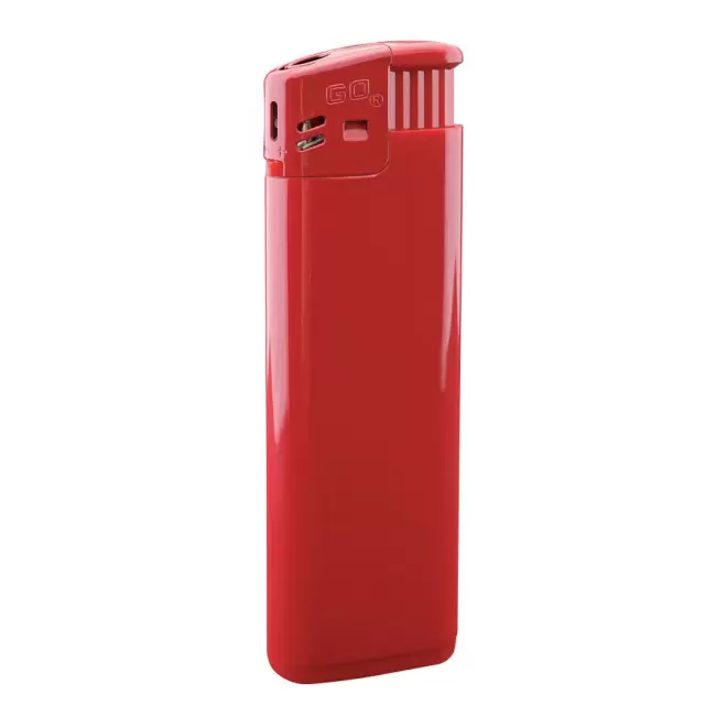 BRIQUET PUBLICITAIRE RECHARGEABLE PIEZO 'ERIS' - rouge