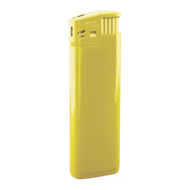 BRIQUET PUBLICITAIRE RECHARGEABLE PIEZO 'ERIS' - jaune