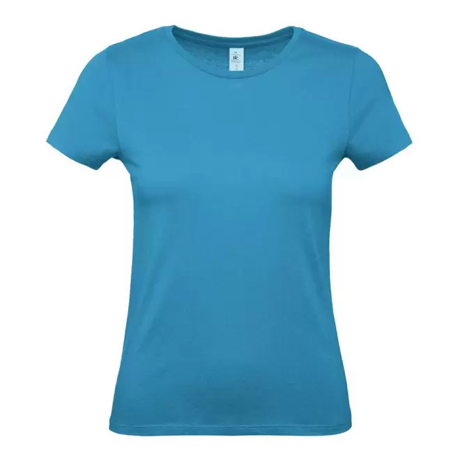 TEE-SHIRT FEMME B&C PERSONNALISABLE 'PALTO 145G' - bleu atoll
