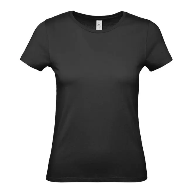 TEE-SHIRT FEMME B&C PERSONNALISABLE 'PALTO 145G' - noir
