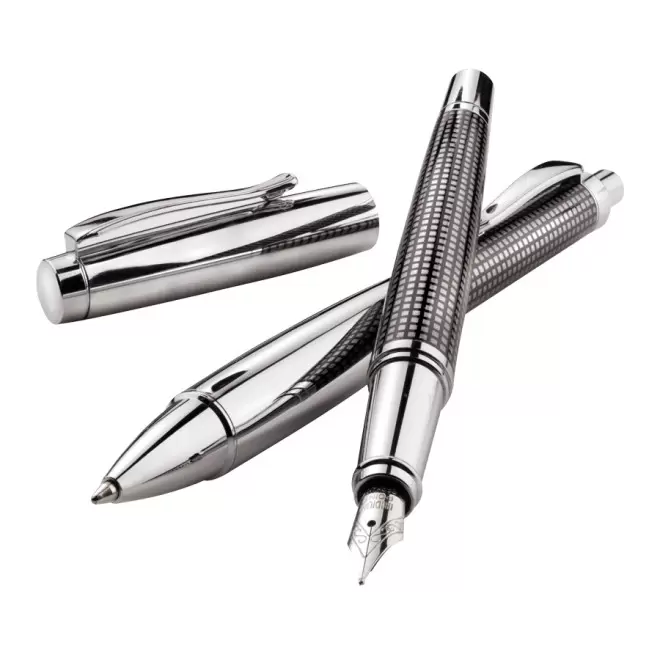 STYLO BILLE ET PLUME PERSONNALISÉ 'ANNALISA' - noir