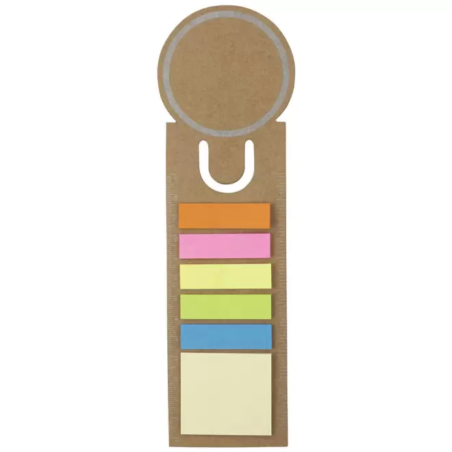 MARQUE-PAGES PUBLICITAIRE ROND 'IDEA' - naturel