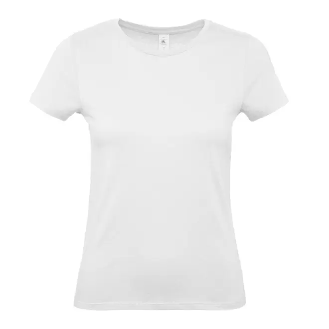 TEE-SHIRT PUBLICITAIRE BLANC FEMME B&C 'PALTO 145G' - blanc