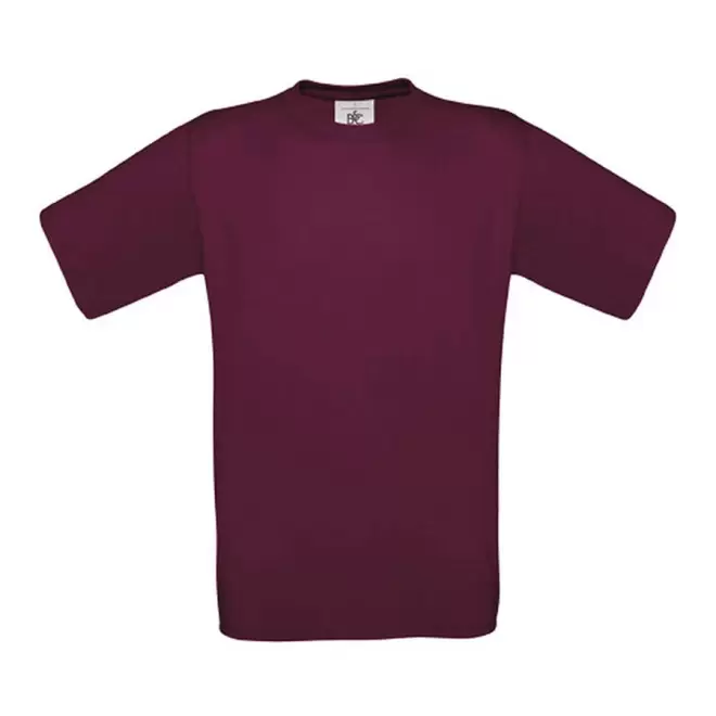 TEE-SHIRT ENFANT B&C PERSONNALISABLE 'PALTO 145G' - burgundy
