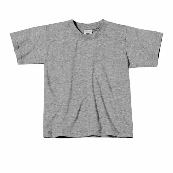 TEE-SHIRT ENFANT B&C PERSONNALISABLE 'PALTO 145G' - gris sport