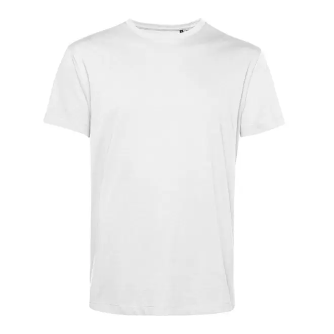 TEE-SHIRT PERSONNALISABLE HOMME B&C BLANC 'PALTO BIO 145G' - blanc