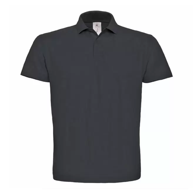 POLO PERSONNALISABLE HOMME B&C 'ADIMO' - gris anthracite
