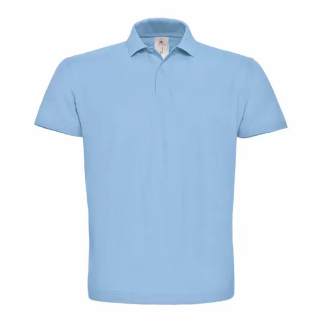 POLO PERSONNALISABLE HOMME B&C 'ADIMO' - bleu clair