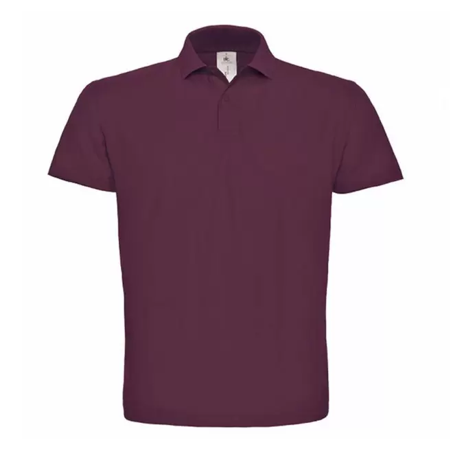POLO PERSONNALISABLE HOMME B&C 'ADIMO' - rouge lie de vin