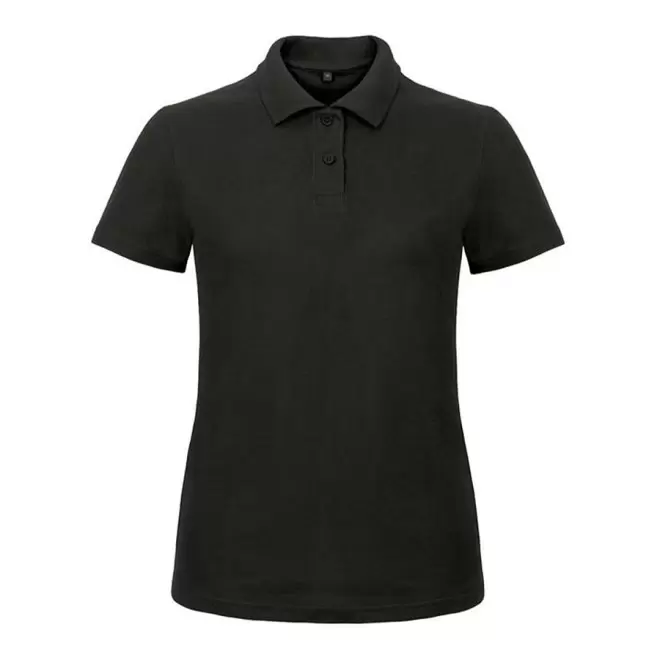 POLO PERSONNALISABLE FEMME B&C 'ADIMO' - noir