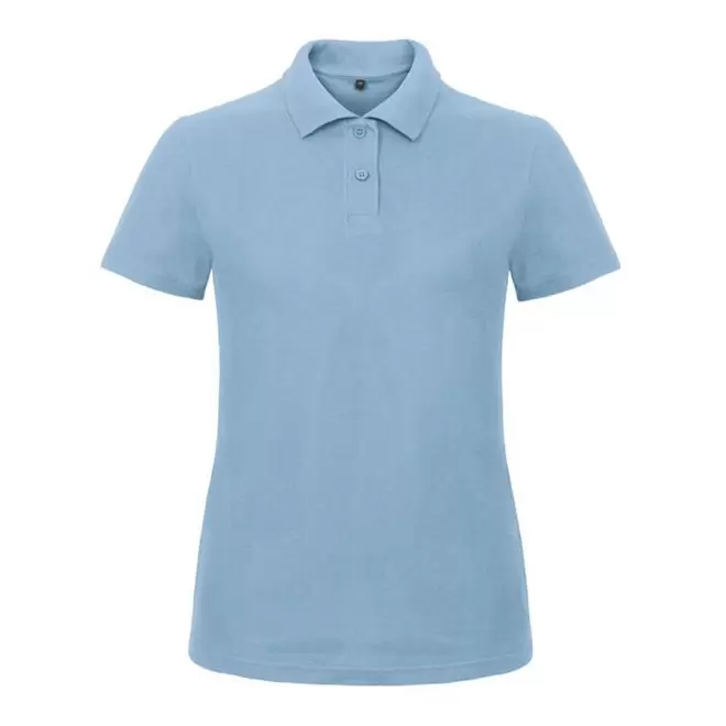 POLO PERSONNALISABLE FEMME B&C 'ADIMO' - bleu clair