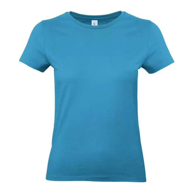 TEE-SHIRT FEMME PERSONNALISABLE B&C 'PALTO 185' - bleu atoll