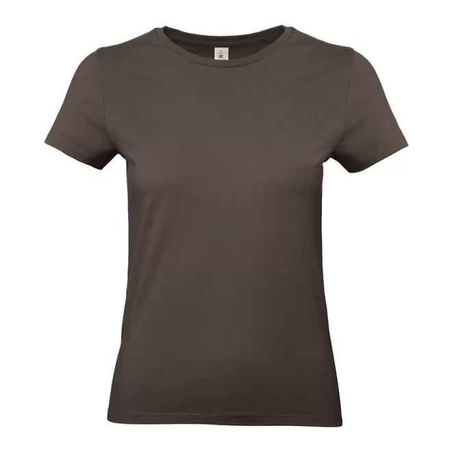 TEE-SHIRT FEMME PERSONNALISABLE B&C 'PALTO 185' - brun