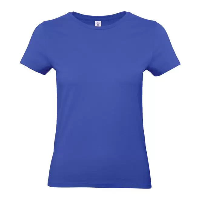 TEE-SHIRT FEMME PERSONNALISABLE B&C 'PALTO 185' - bleu cobalt