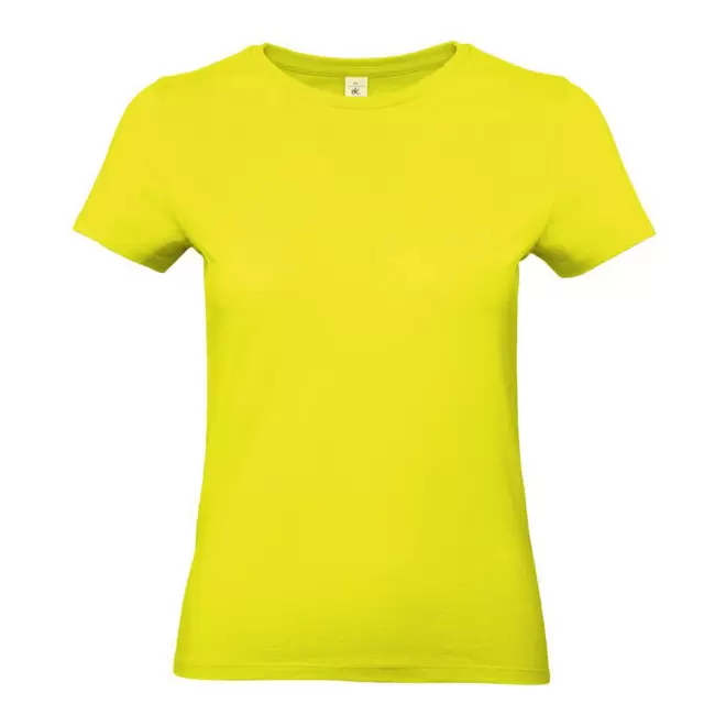 TEE-SHIRT FEMME PERSONNALISABLE B&C 'PALTO 185' - citron vert