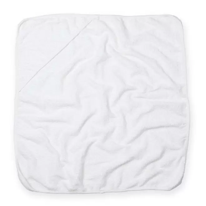 CAPE BAIN PERSONNALISABLE BEBE TOWEL CITY® 'CAPIMOU' - blanc