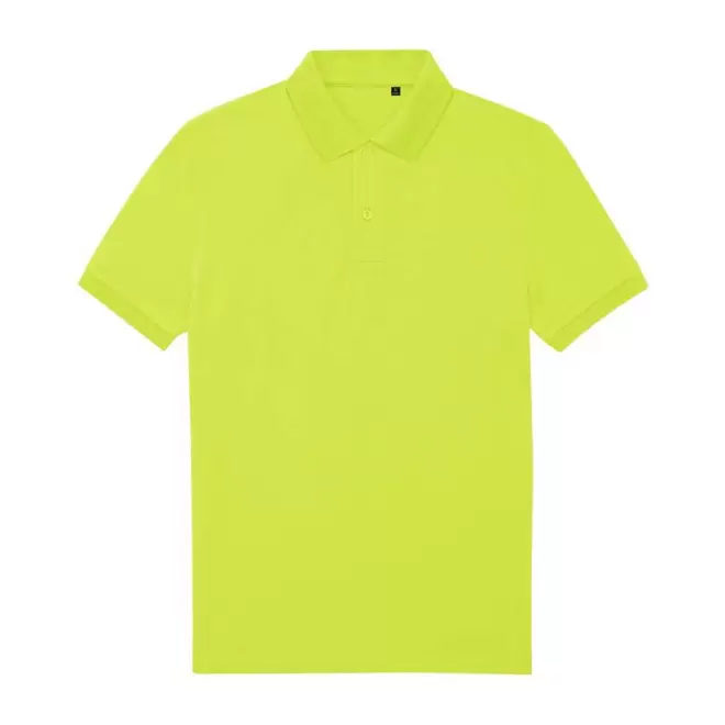 POLO PERSONNALISABLE HOMME B&C 'RADOP' - citron/vert
