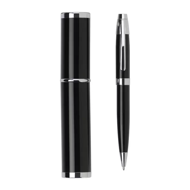 STYLO PUBLICITAIRE EN MÉTAL 'RAVENNE' - noir