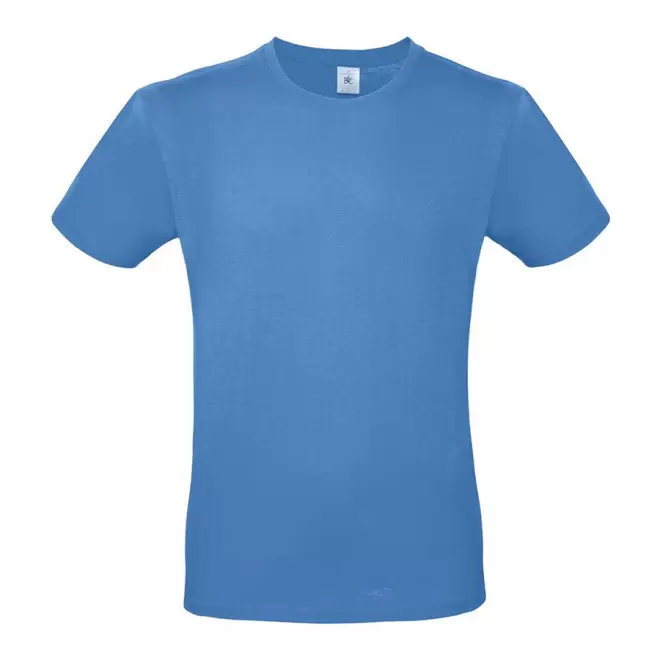 TEE-SHIRT HOMME B&C PERSONNALISABLE 'PALTO 145G' - bleu azur