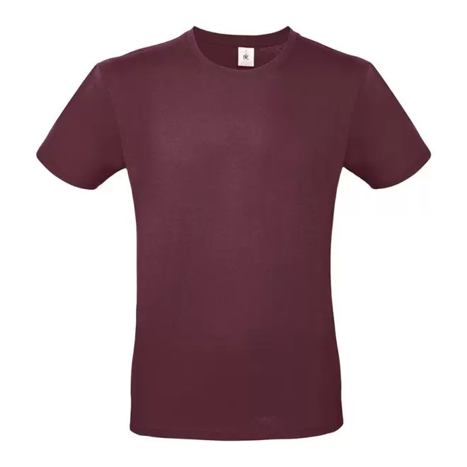 TEE-SHIRT HOMME B&C PERSONNALISABLE 'PALTO 145G' - burgundy