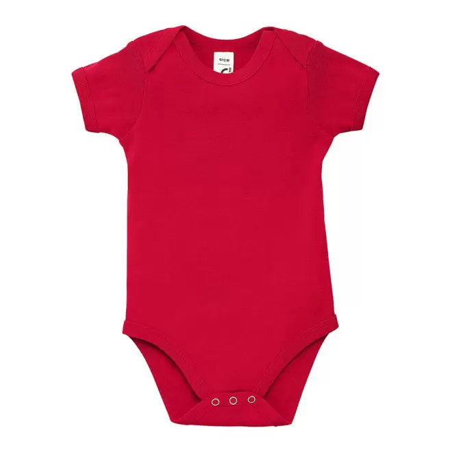 BODY BÉBÉ PERSONNALISÉ 'BAMBINO' 180 GR/M² - rouge