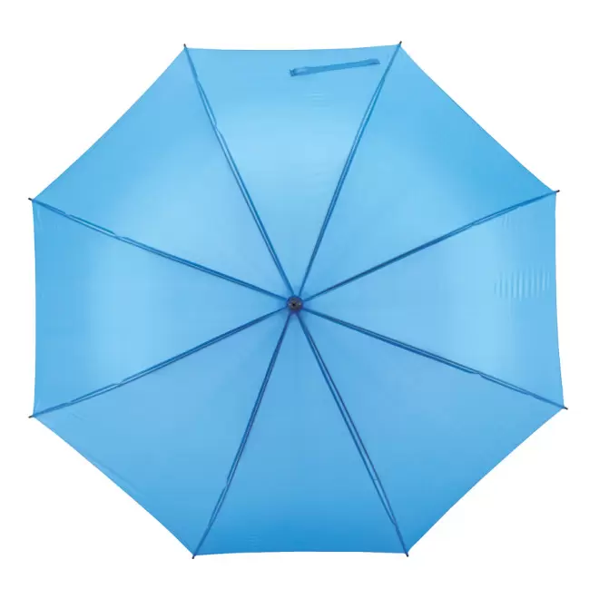 PARAPLUIE DEMI-GOLF MANCHE CANNE A OUVERTURE AUTOMATIQUE 'SUBWAY' - bleu ciel