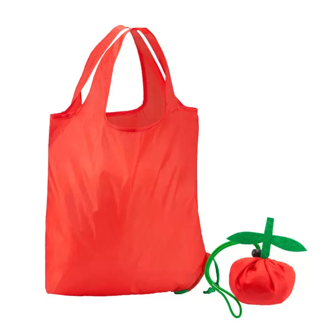SAC SHOPPING PLIABLE PERSONNALISABLE 'MAXIFRUITY' - tomate