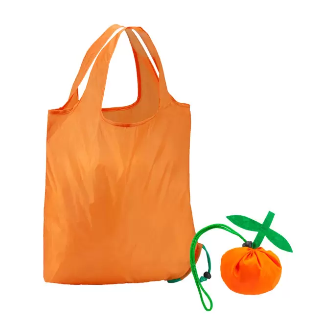 SAC SHOPPING PLIABLE PERSONNALISABLE 'MAXIFRUITY' - orange