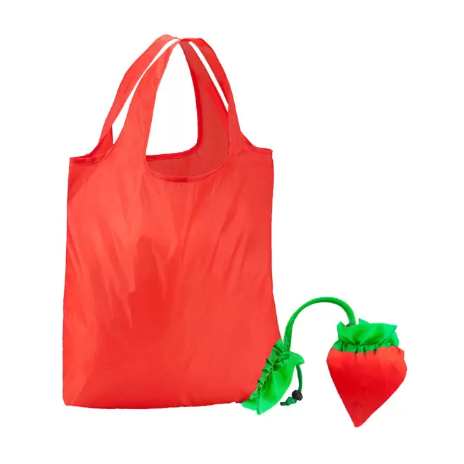 SAC SHOPPING PLIABLE PERSONNALISABLE 'MAXIFRUITY' - fraise