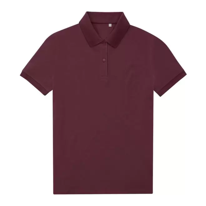 POLO PERSONNALISABLE FEMME B&C 'RADOP' - burgundy