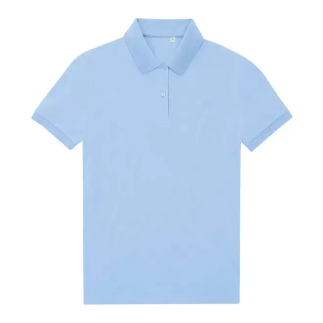 POLO PERSONNALISABLE FEMME B&C 'RADOP' - bleu clair