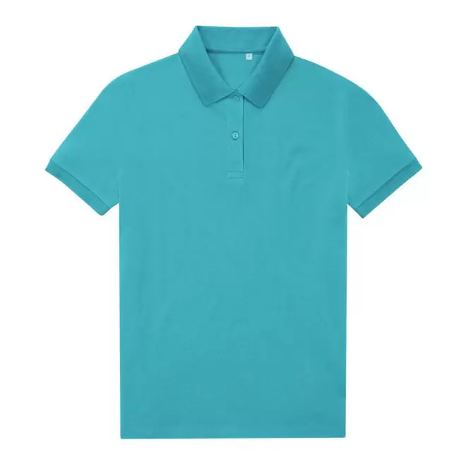 POLO PERSONNALISABLE FEMME B&C 'RADOP' - turquoise