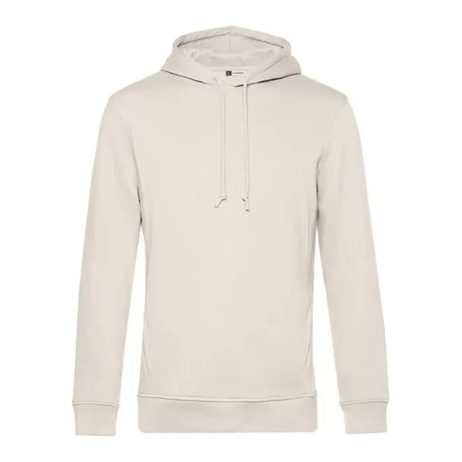 SWEAT-SHIRT PERSONNALISABLE CAPUCHE B&C® 'HODA' - blanc cassé