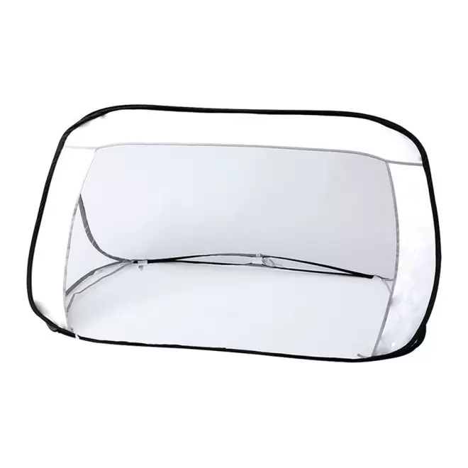 CAGE DE BUTS PLIABLE PERSONNALISABLE 'SHOOT' - blanc