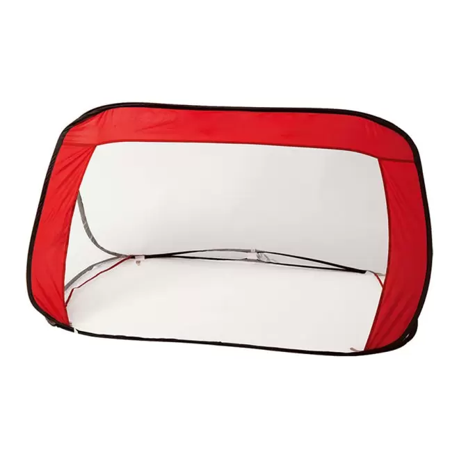 CAGE DE BUTS PLIABLE PERSONNALISABLE 'SHOOT' - rouge