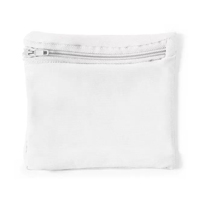 TOUR DE POIGNET PERSONNALISABLE MICROFIBRE 'FIBRA' - blanc