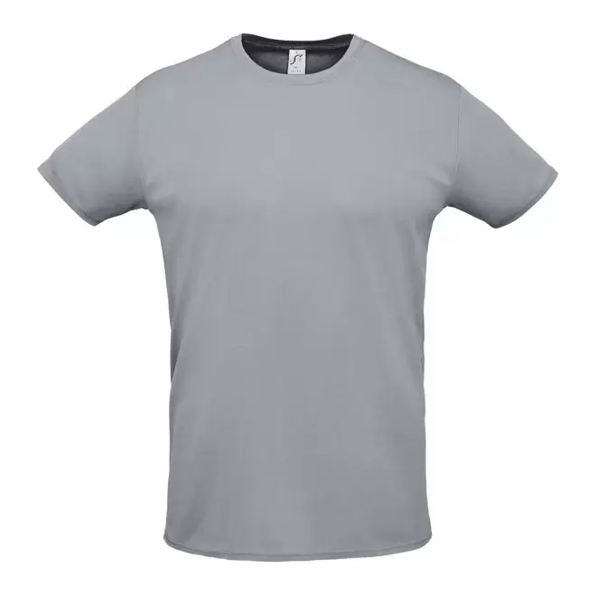 TEE-SHIRT DE SPORT RESPIRANT MIXTE PUBLICITAIRE 'SPRINT' - gris