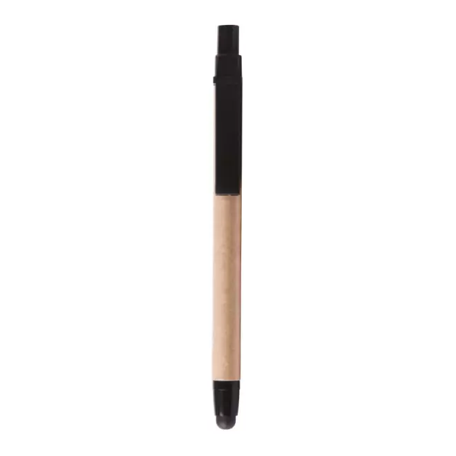 STYLO STYLET PERSONNALISÉ 'ECOTOUCH' - noir