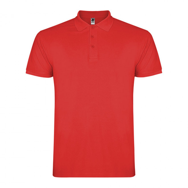 POLO PERSONNALISABLE MC HOMME 'STARLO' - rouge