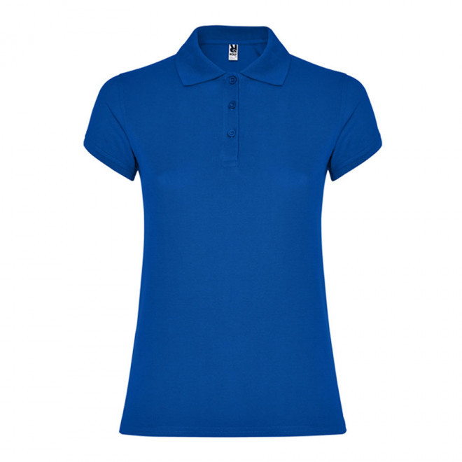 POLO PERSONNALISABLE MC FEMME 'STARLO' - bleu royal