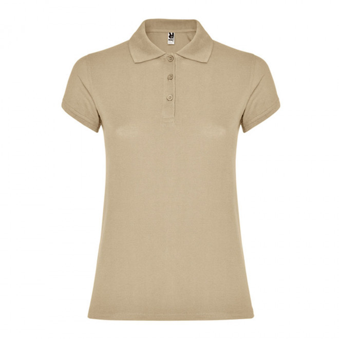 POLO PERSONNALISABLE MC FEMME 'STARLO' - sable