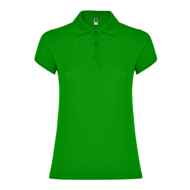 POLO PERSONNALISABLE MC FEMME 'STARLO' - vert prairie