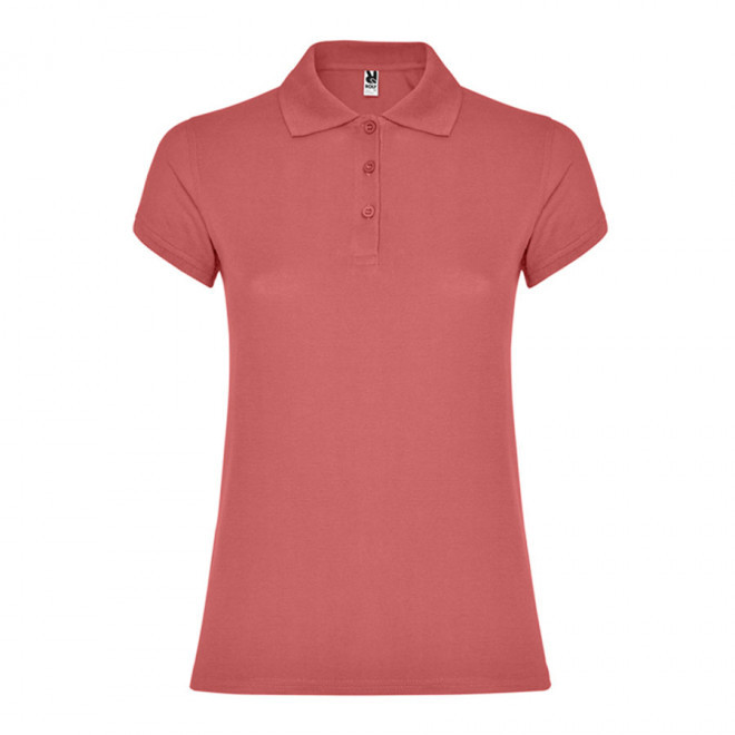POLO PERSONNALISABLE MC FEMME 'STARLO' - rouge clair